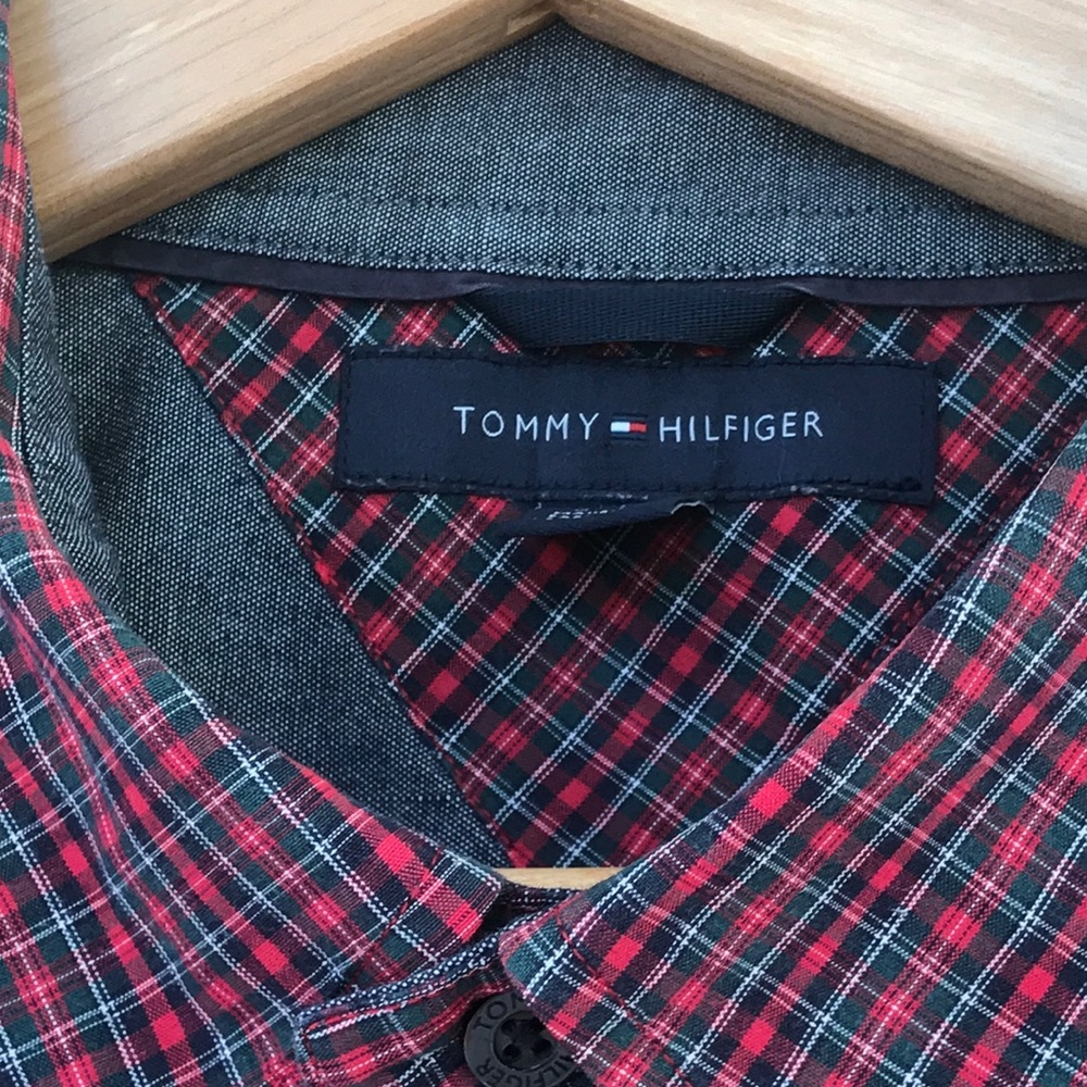 Tommy Hilfiger Plaid shirt | Red Button Up